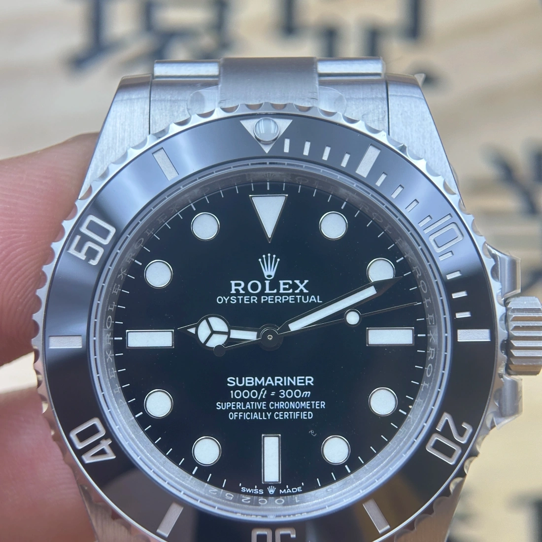 VS廠 ROLEX SUB 124060 盲十 黑十 無日歷黑水鬼 41MM 丹東3230機芯 香港可面交