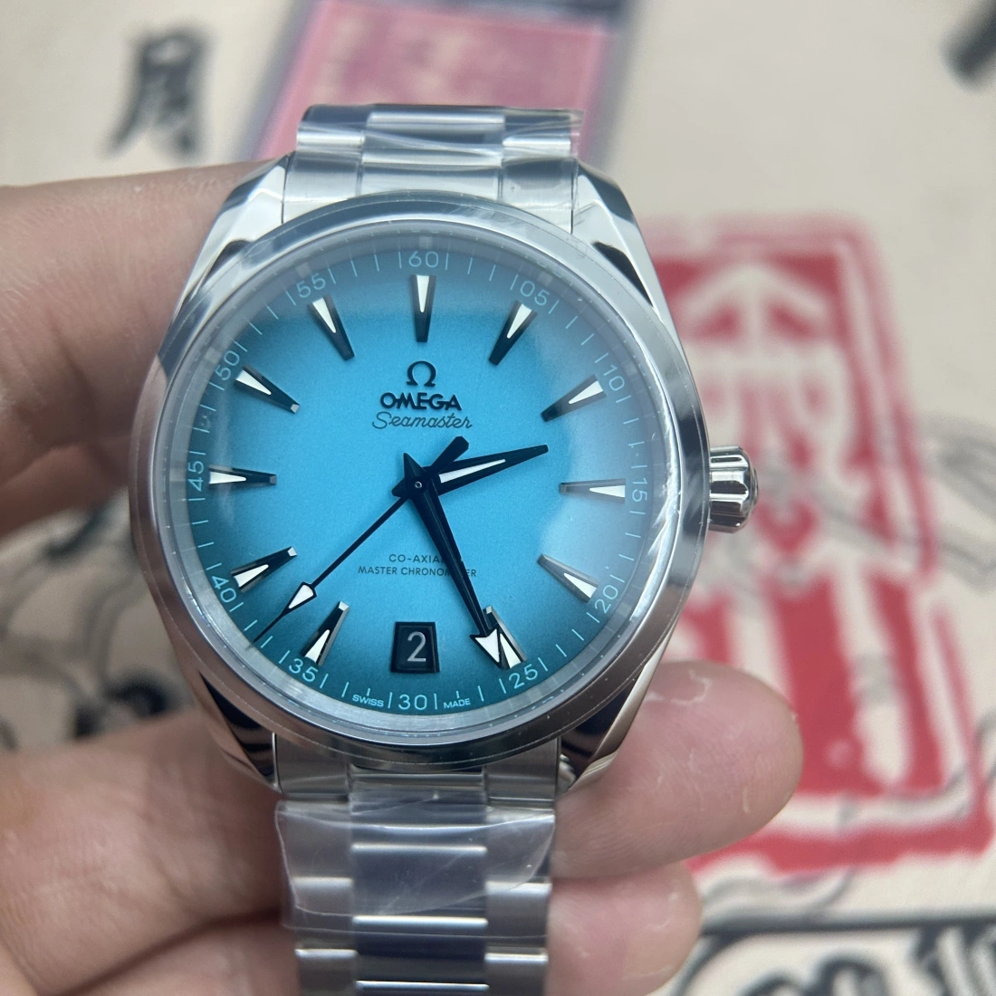 VS factory VS廠 OMEGA 歐米茄 海馬150 綠松石 220.10.41.21.03.006 8900機芯 41MM