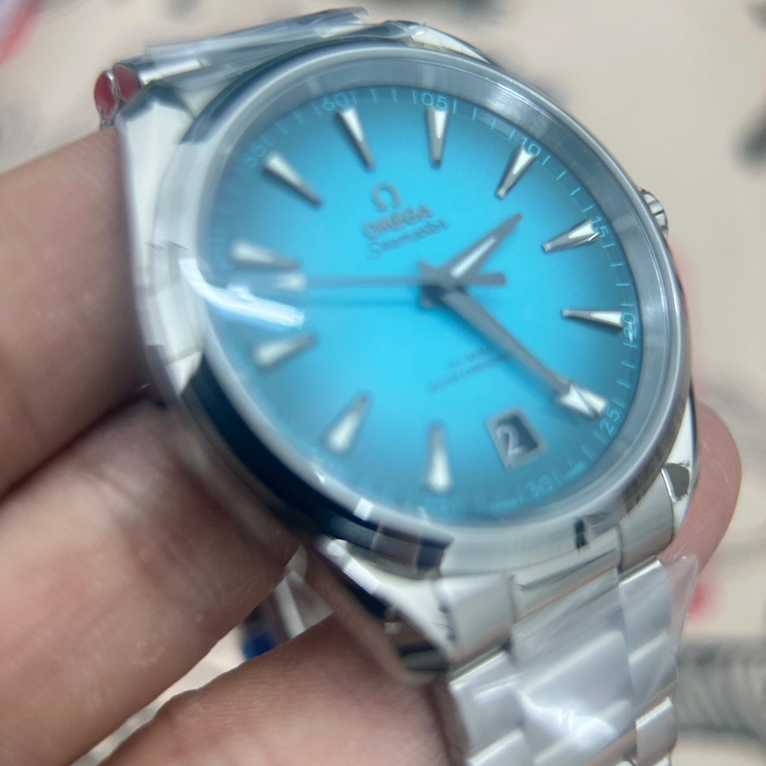 VS factory VS廠 OMEGA 歐米茄 海馬150 綠松石 220.10.41.21.03.006 8900機芯 41MM