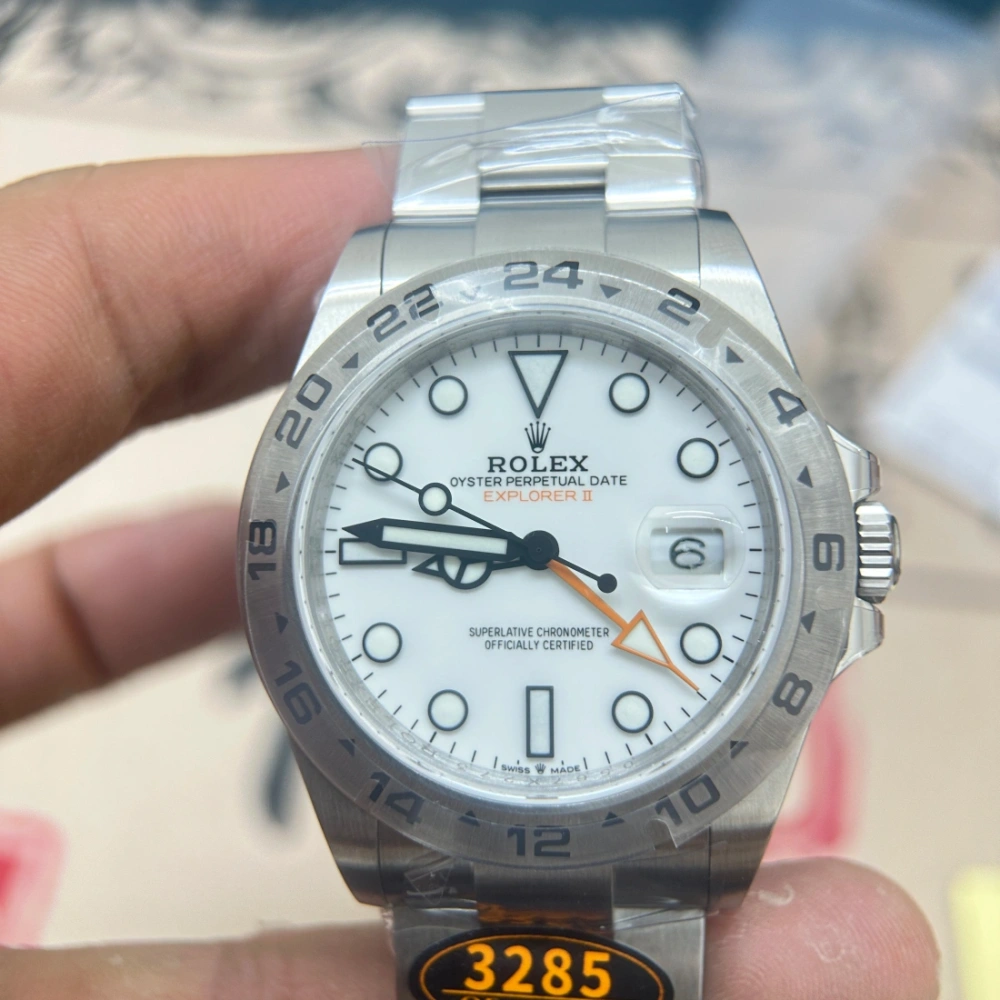 QF factory 廠 ROLEX 勞力士 GMT 探險家型系列 探二 M226570-0001 大版 3285機芯 42MM 72小時動能