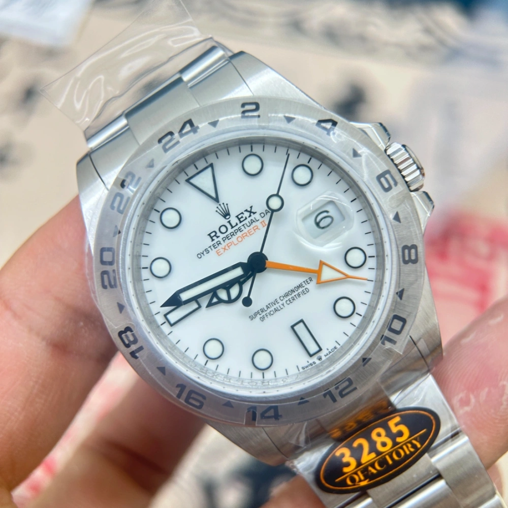 QF factory 廠 ROLEX 勞力士 GMT 探險家型系列 探二 M226570-0001 大版 3285機芯 42MM 72小時動能