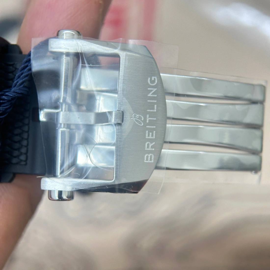 BLS factory 廠 BREITLING 百年靈 計時 B01 子彈頭 冰藍面  42MM 7750機芯