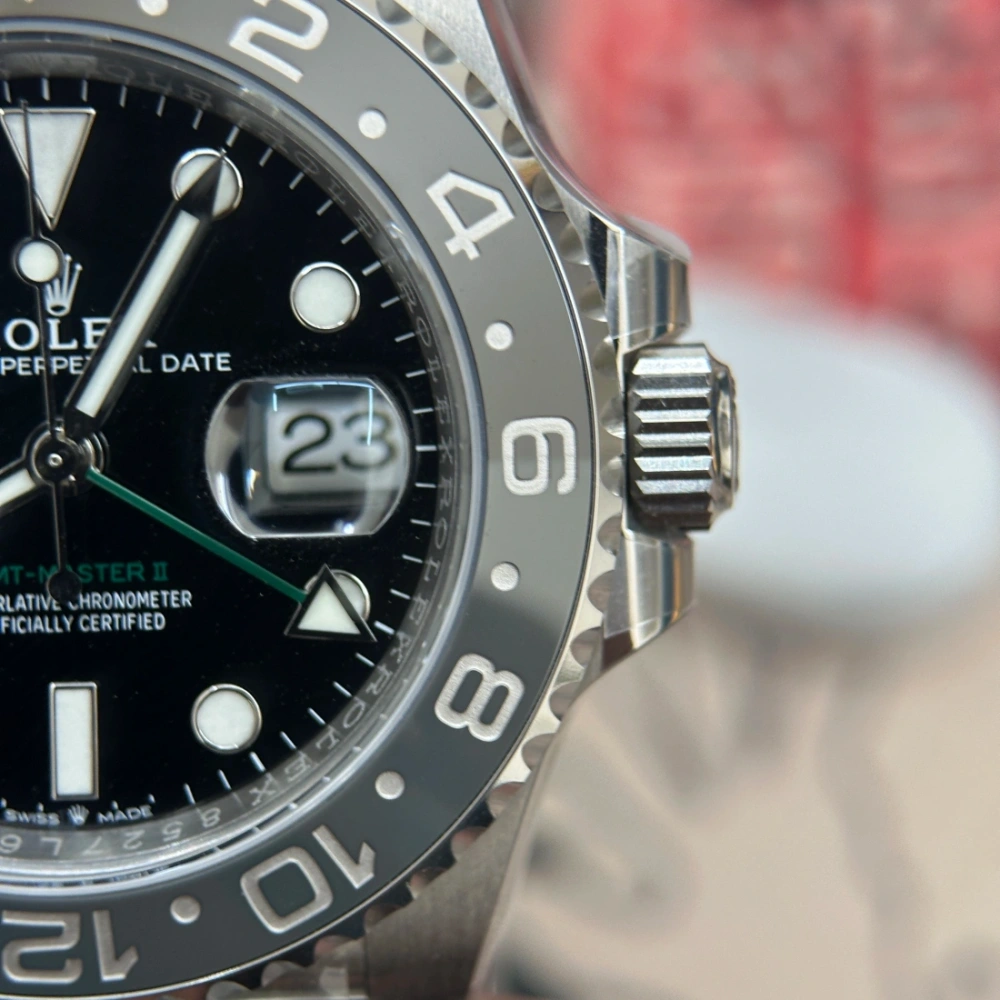 ARF factory 廠 勞力士 ROLEX GMT 格林尼治 126710 黑灰圈  皮蛋圈3285機芯 904L精鋼 陶瓷圈 藍寶石鏡面 香港複刻手錶面交