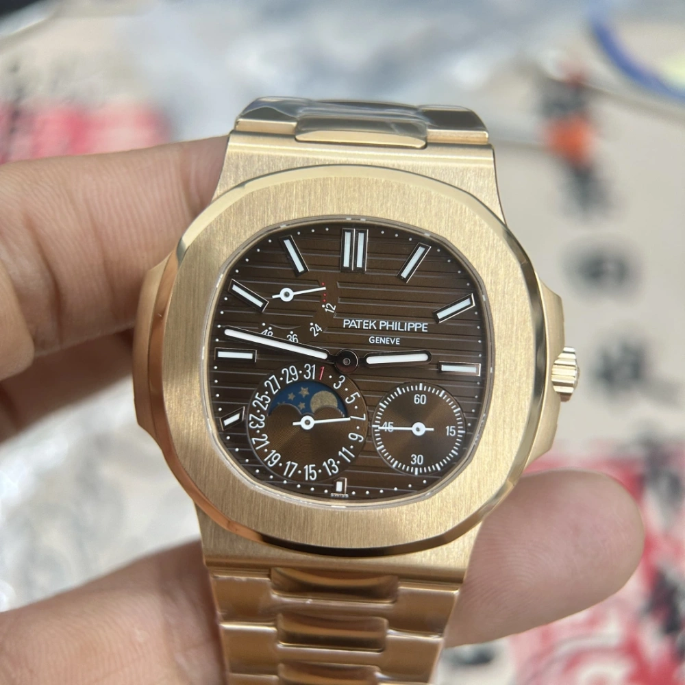PPF廠 PP 百達翡麗 運動優雅系列 5712/1R-001 C240一體機芯 全功能版 V3 金錶 月相功能 40MM
