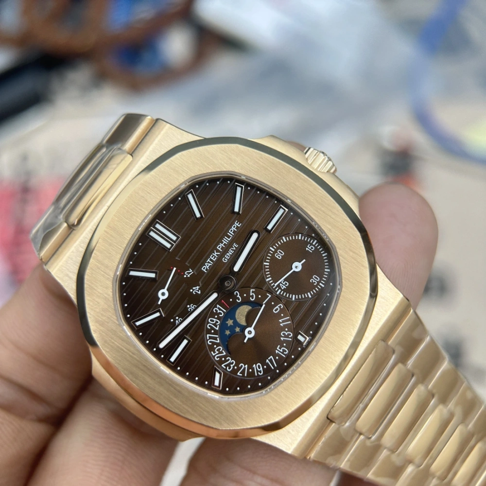 PPF廠 PP 百達翡麗 運動優雅系列 5712/1R-001 C240一體機芯 全功能版 V3 金錶 月相功能 40MM
