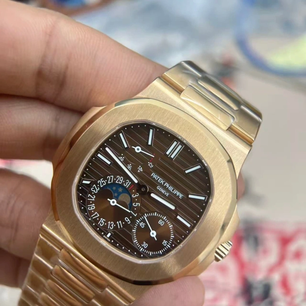 PPF廠 PP 百達翡麗 運動優雅系列 5712/1R-001 C240一體機芯 全功能版 V3 金錶 月相功能 40MM