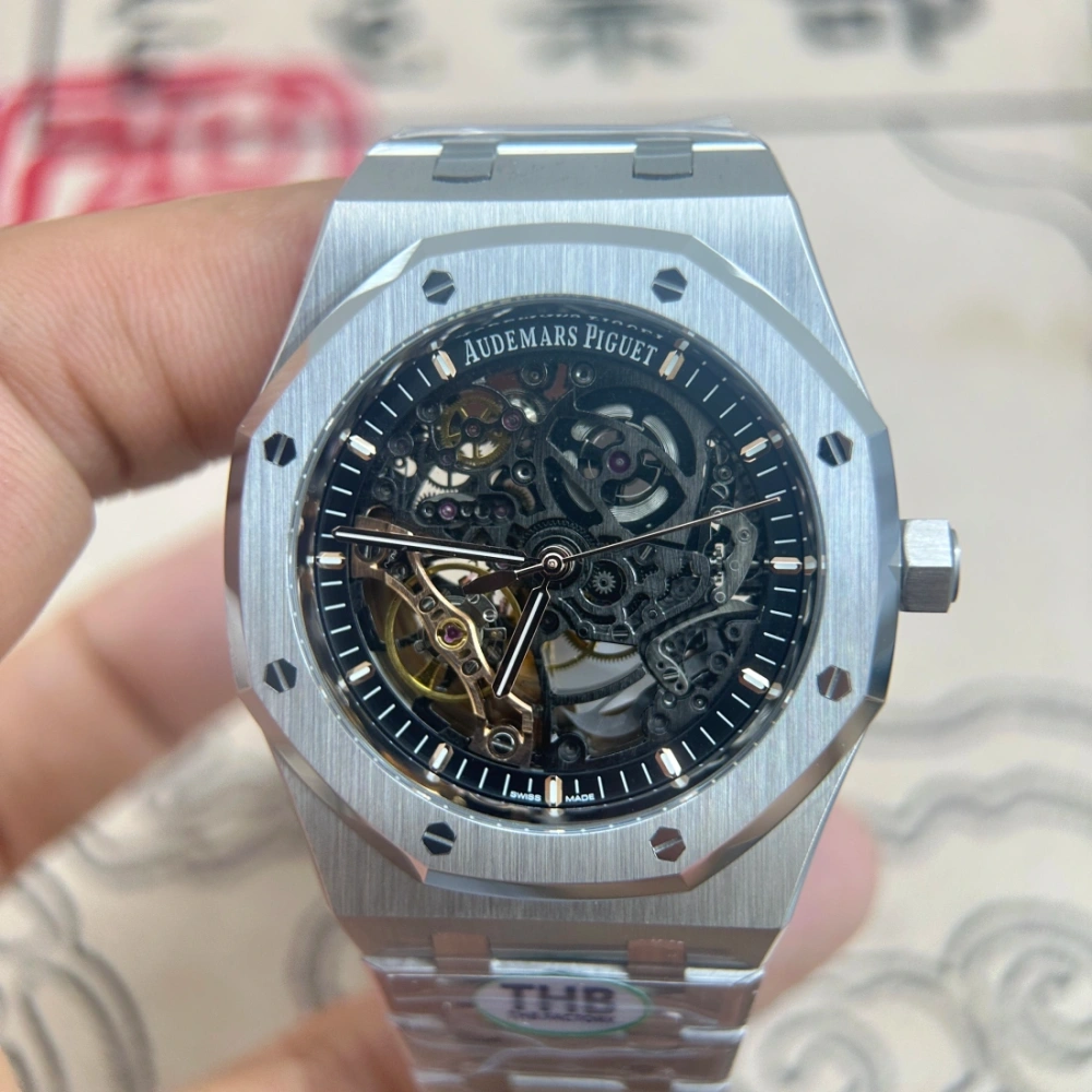 THB廠 AP AUDEMARS PIGUET 愛彼 皇家橡樹系列15407 ST.OO.1220ST.01 鏤空系列