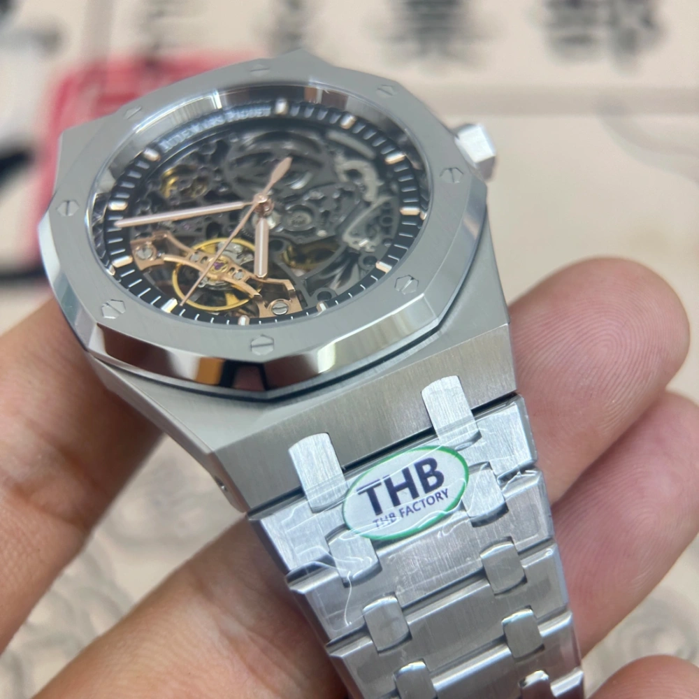 THB廠 AP AUDEMARS PIGUET 愛彼 皇家橡樹系列15407 ST.OO.1220ST.01 鏤空系列