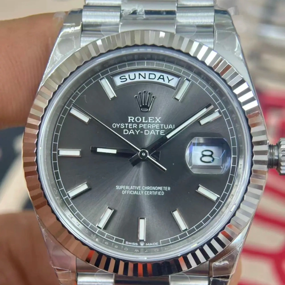 VS 廠 ROLEX DAY-DATE DD 勞力士 星期日歷型 M228239-0060 灰面 丹東3255機芯 40MM