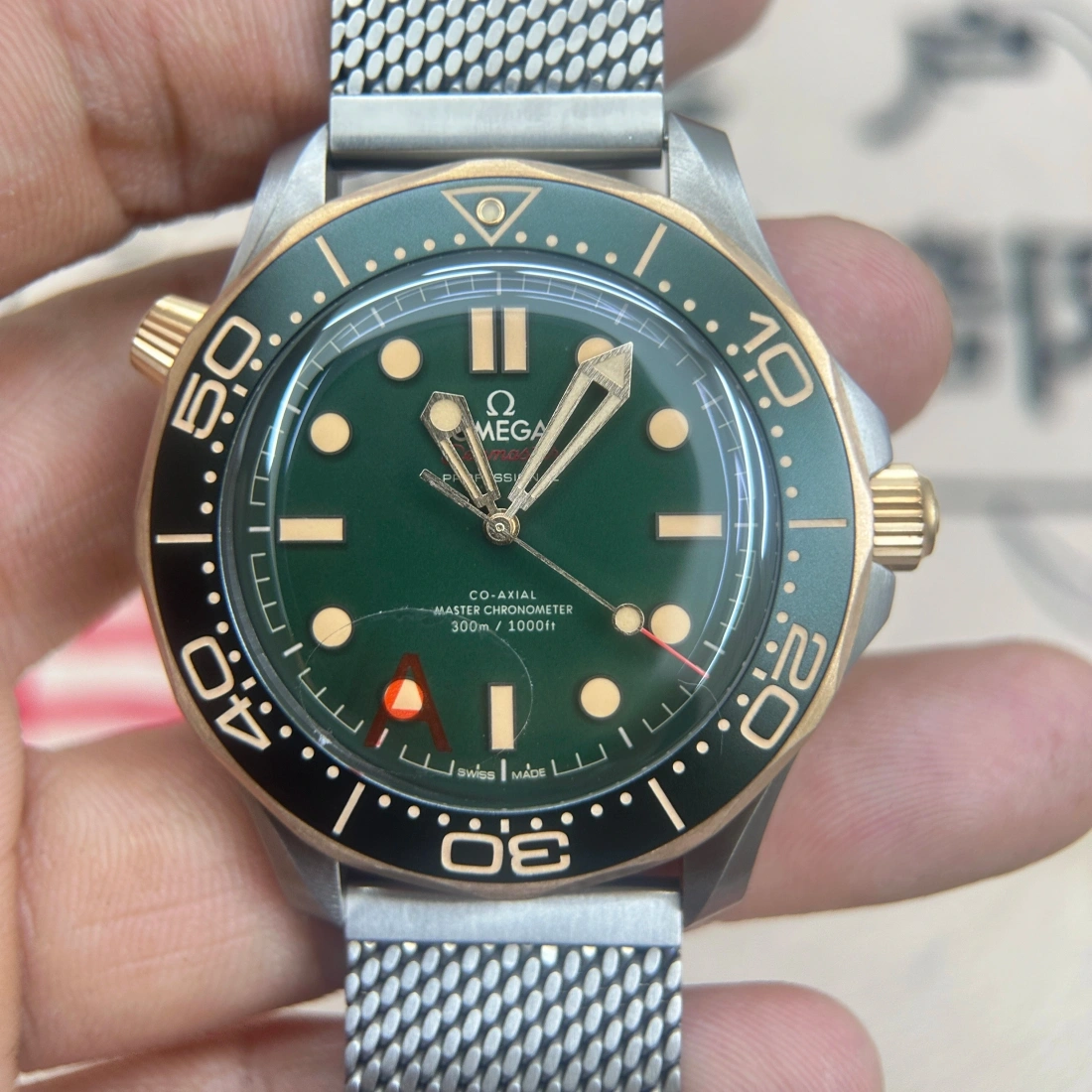 VS factory 廠 omega 海馬 無暇赴死 300 210.90.42.20.10.001鈦殼 42MM  8806機芯 香港可面交
