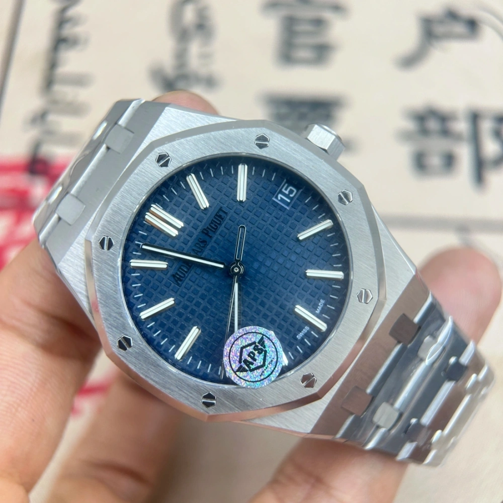 APS factory 廠 AP AUDEMARS PIGUET 愛彼皇家橡樹系列 15510ST.OO.1320ST.07 藍面 4302一體機芯