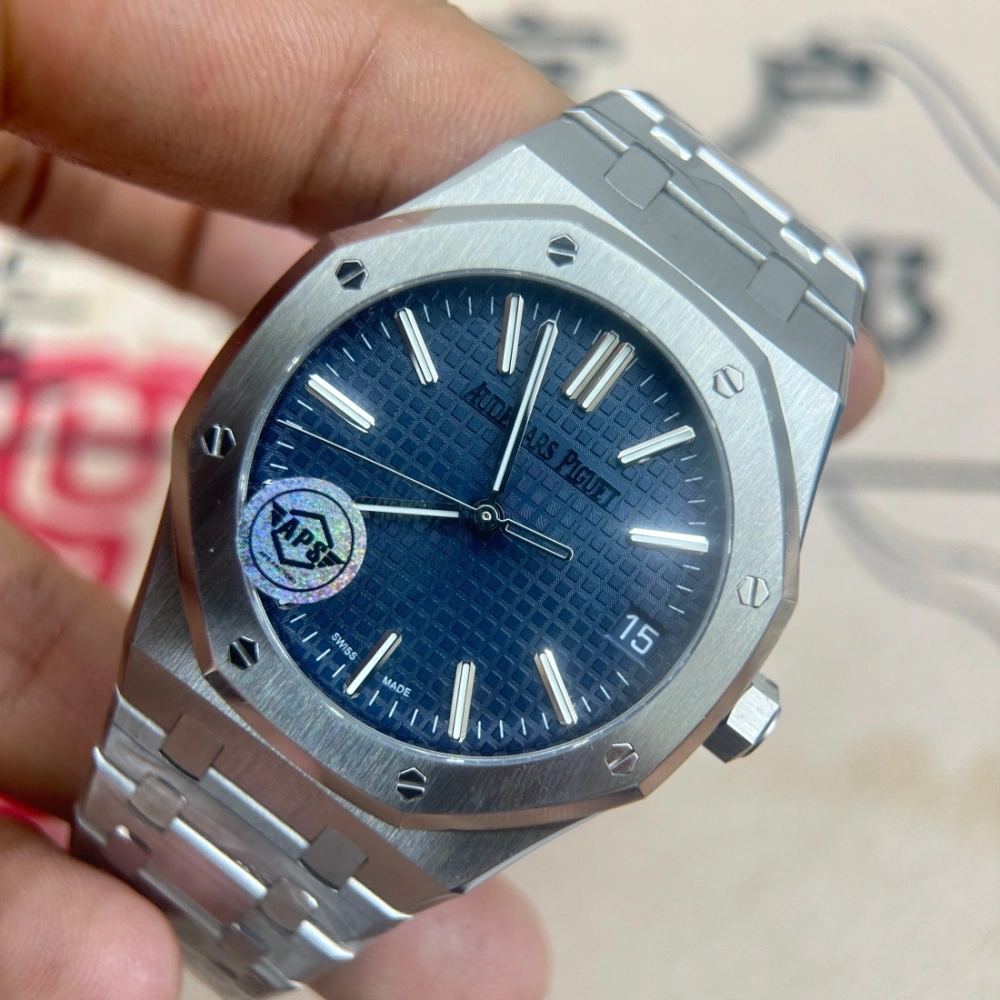 APS factory 廠 AP AUDEMARS PIGUET 愛彼皇家橡樹系列 15510ST.OO.1320ST.07 藍面 4302一體機芯
