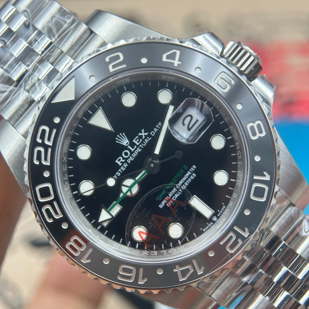 VS廠 新品 ROLEX 勞力士 GMT 格林尼治型 126710 黑灰圈 皮蛋圈 丹東3285機芯 904L精鋼 香港可面交