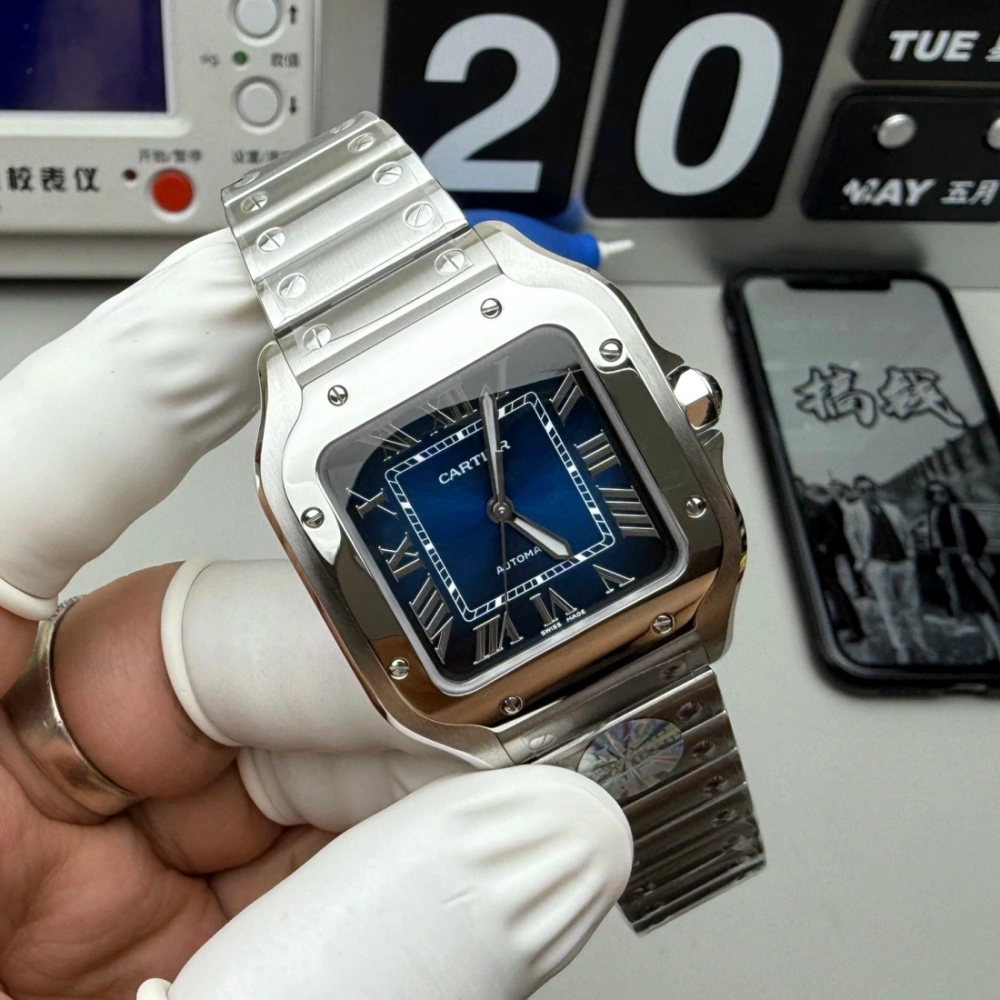 BV 廠 卡地亞 CARTIER 山度士WSSA0071 中號 39.8MM 快拆錶帶 香港面交
