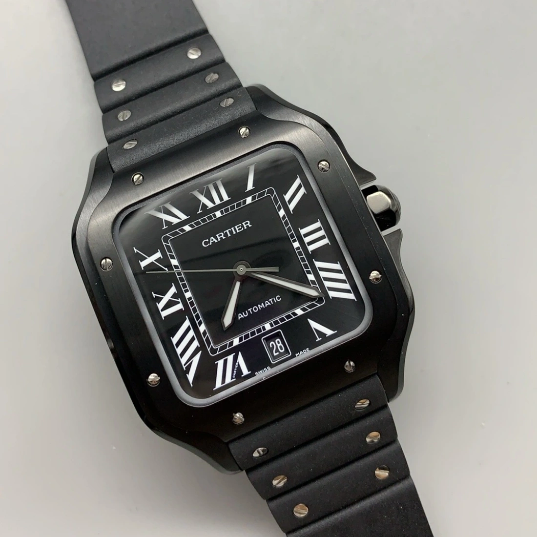 BV廠 表王 卡地亞 Cartier 山度士 WSS0009 40MM 大號 男裝 複刻手錶 香港面交