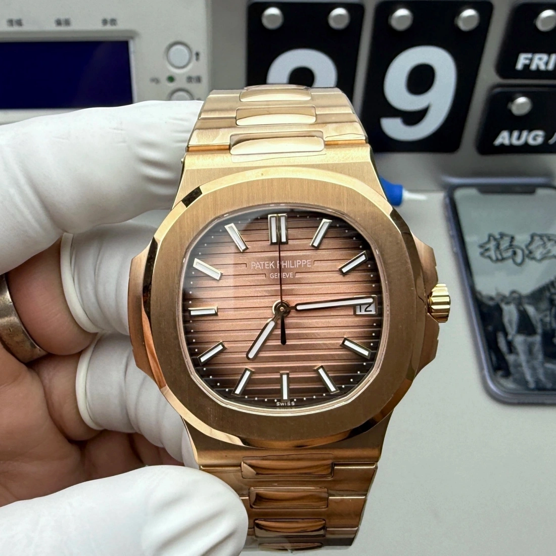 3K廠 PP PATEK PHILIPPE 百達翡麗 運動優雅系列 玫瑰金 5711 40MM 香港面交