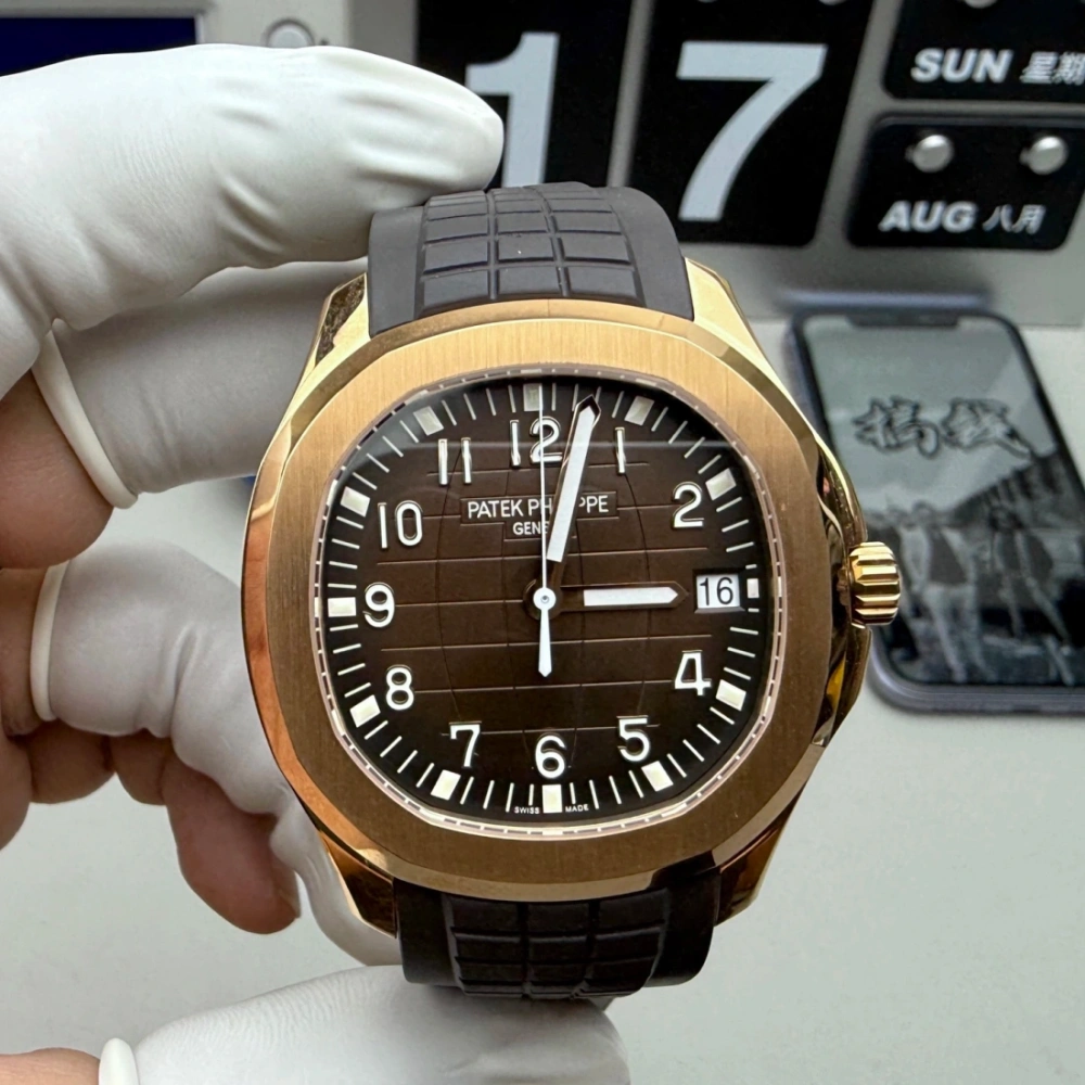 3K factory PATEK PHILIPPE 百達翡麗 AQUANAUT 系列 PP 5167R-001 CAL.324機芯 玫瑰金 手雷 40MM