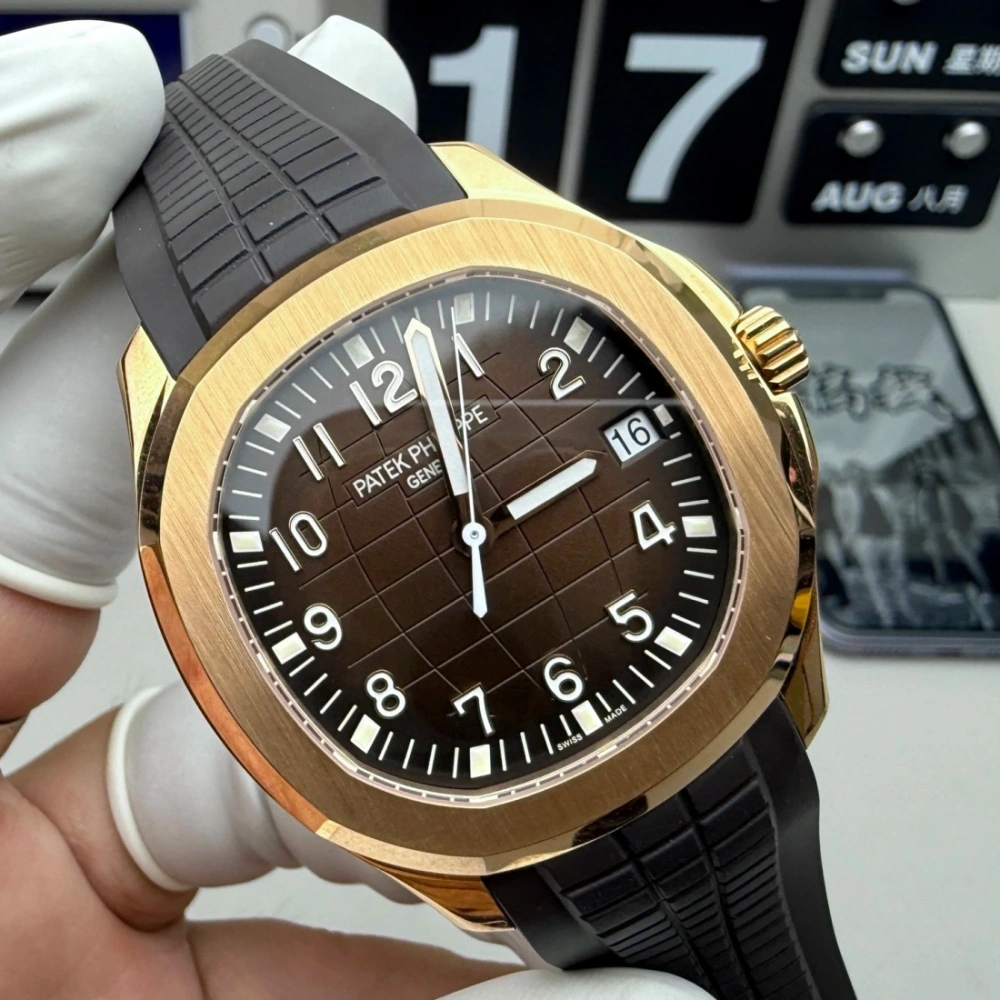 3K factory PATEK PHILIPPE 百達翡麗 AQUANAUT 系列 PP 5167R-001 CAL.324機芯 玫瑰金 手雷 40MM