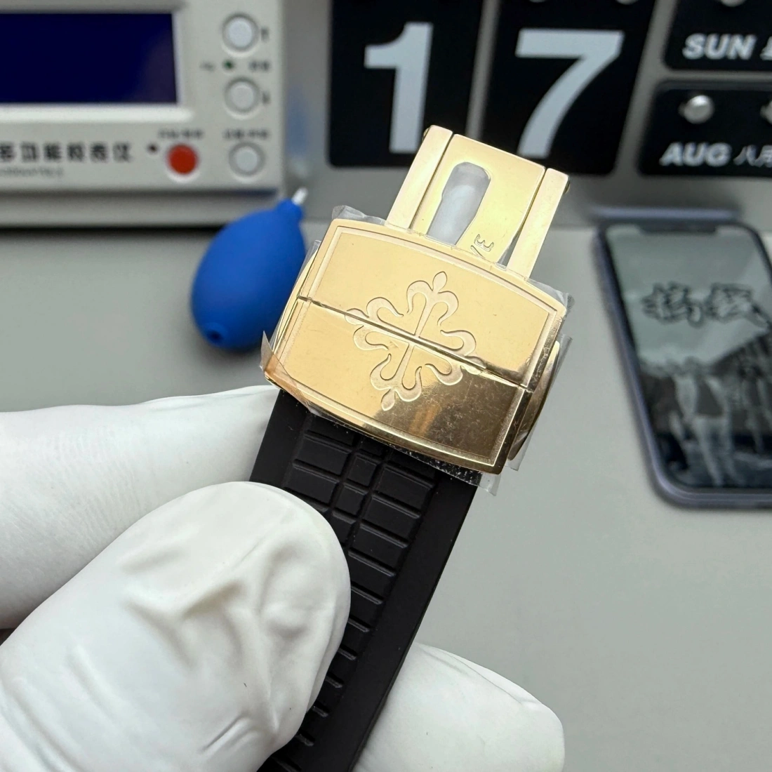 3K factory PATEK PHILIPPE 百達翡麗 AQUANAUT 系列 PP 5167R-001 CAL.324機芯 玫瑰金 手雷 40MM