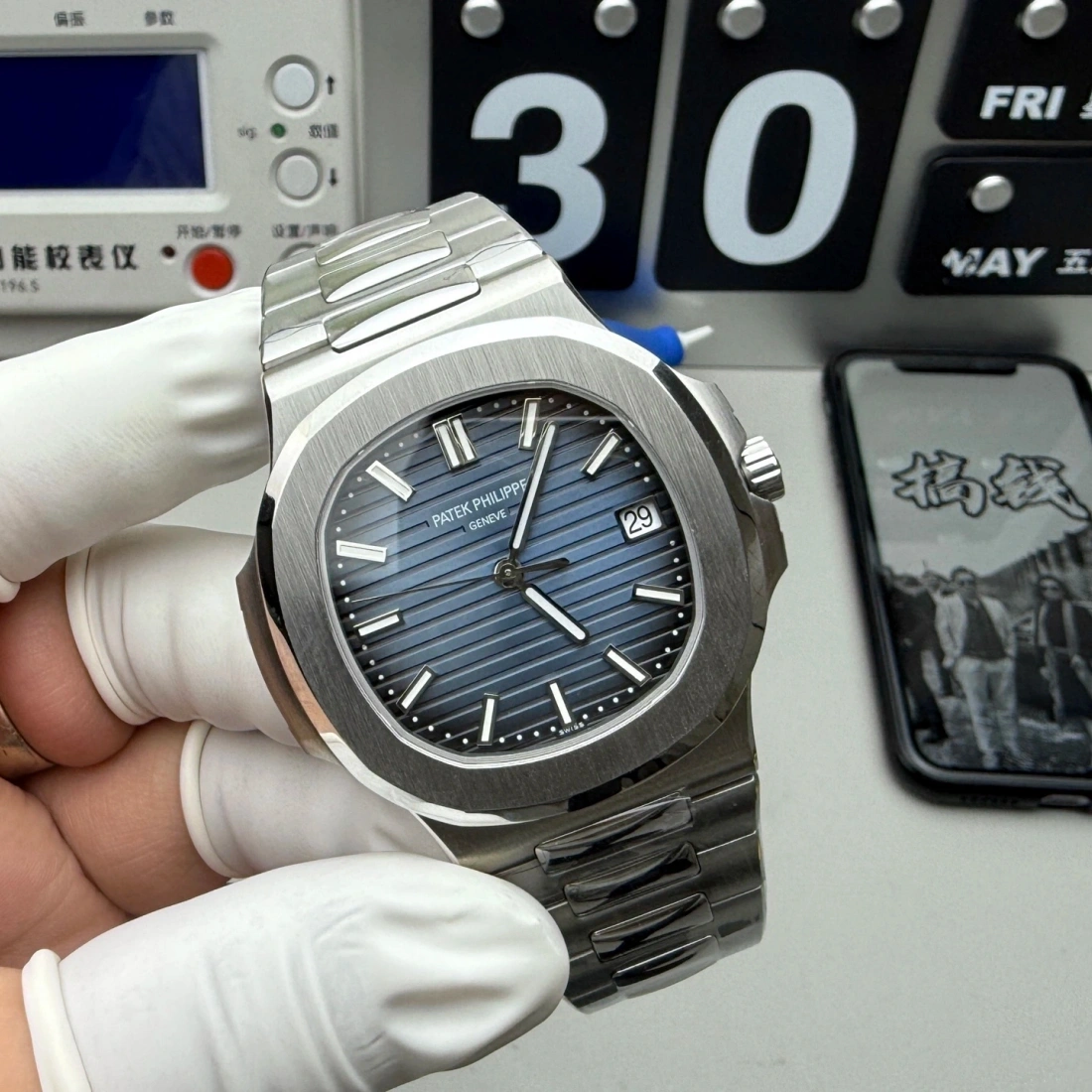 3K廠 PP PATEK PHILIPPE 百達翡麗  5811 鸚鵡螺 複刻手錶 324一體機芯 香港面交