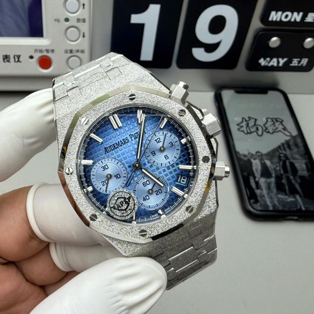 APS廠 AP 愛彼 皇家橡樹系列 霜金 26240BC 41MM CAL.4401一體機芯 計時 飛返 香港交收