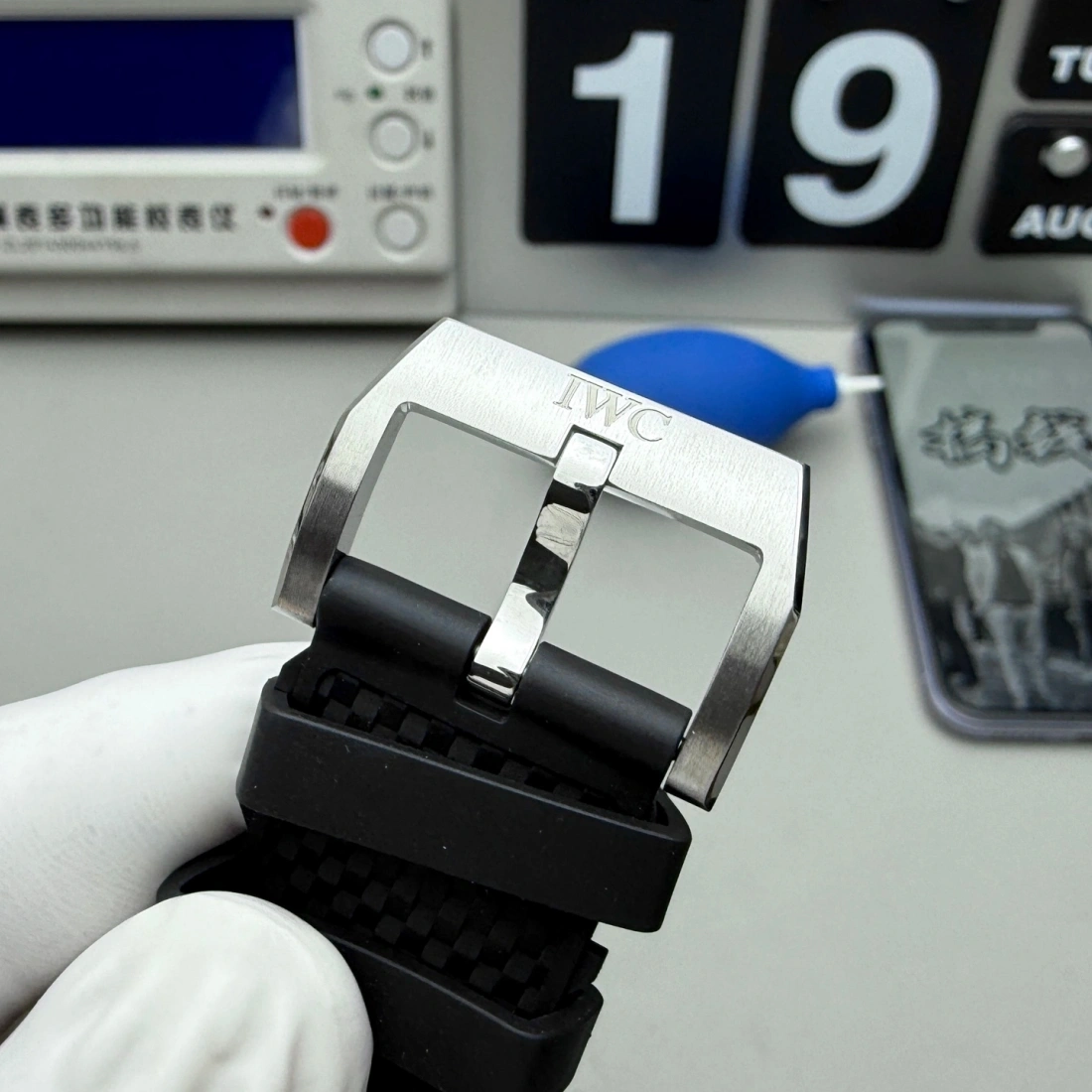 APS factory APS廠 IWC 萬國 海洋計時碼錶 鯊魚計時 鯊魚計時 藍色 香港面交