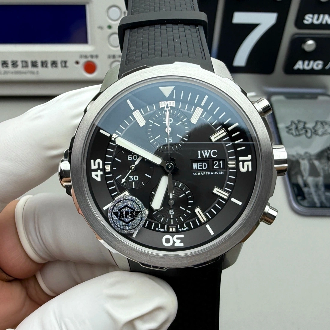 APS factory APS廠 IWC 萬國 海洋計時碼錶 鯊魚計時 鯊魚計時