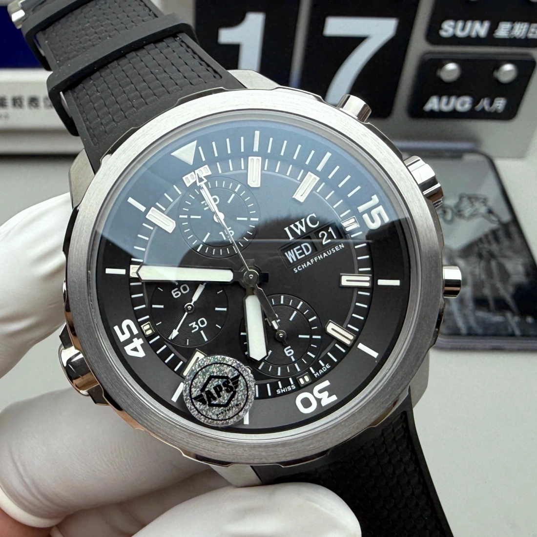 APS factory APS廠 IWC 萬國 海洋計時碼錶 鯊魚計時 鯊魚計時