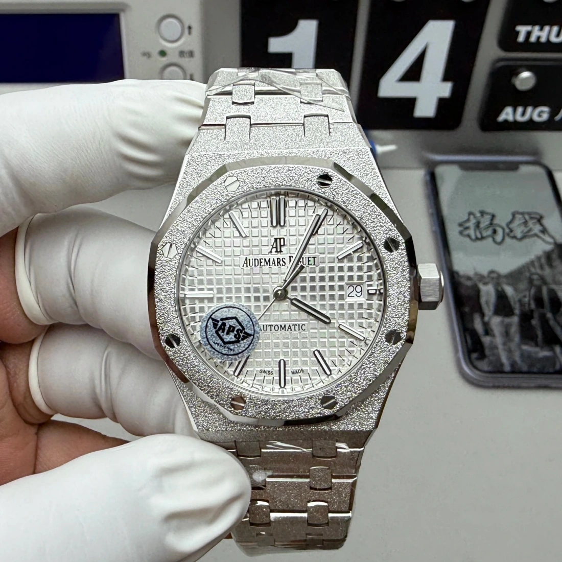 APS factory APS廠 Audemars Piguet 愛彼 AP 15454BC.GG.1259BC.03 - 皇家橡樹系列 37MM 香港面交