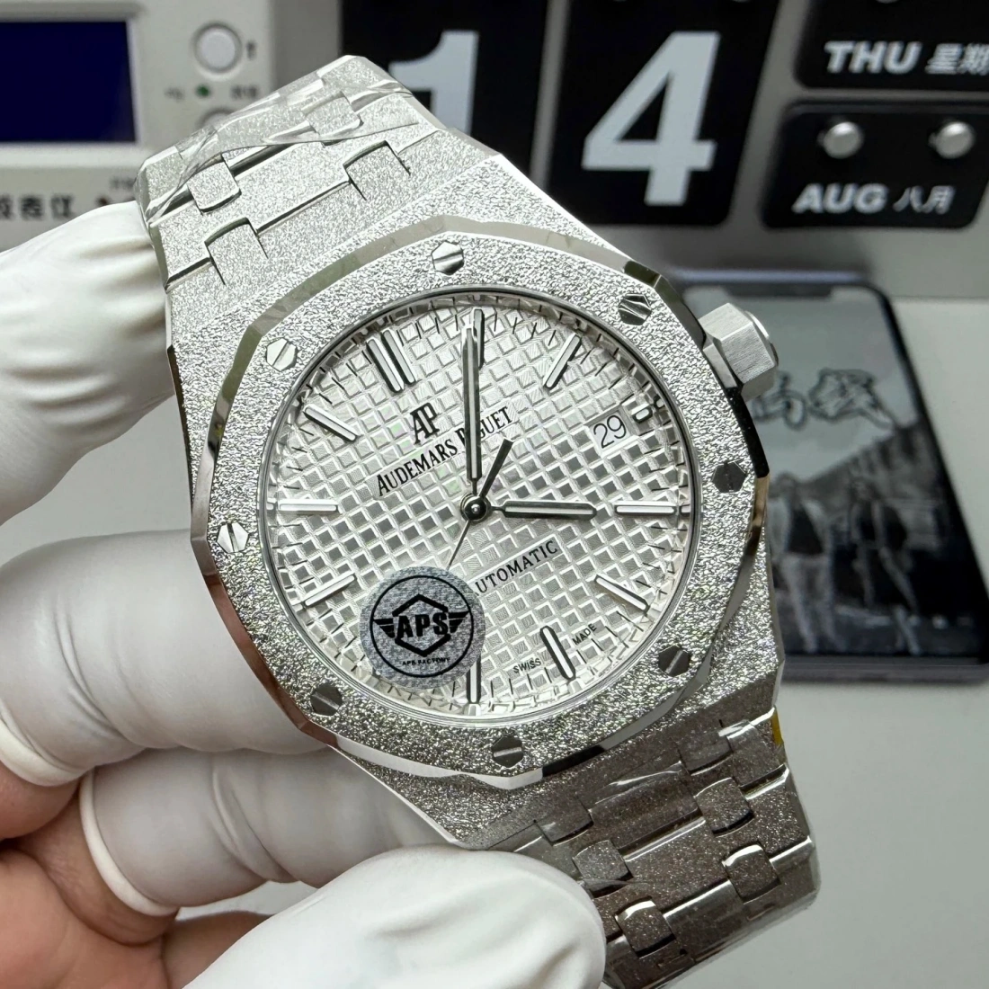 APS factory APS廠 Audemars Piguet 愛彼 AP 15454BC.GG.1259BC.03 - 皇家橡樹系列 37MM 香港面交