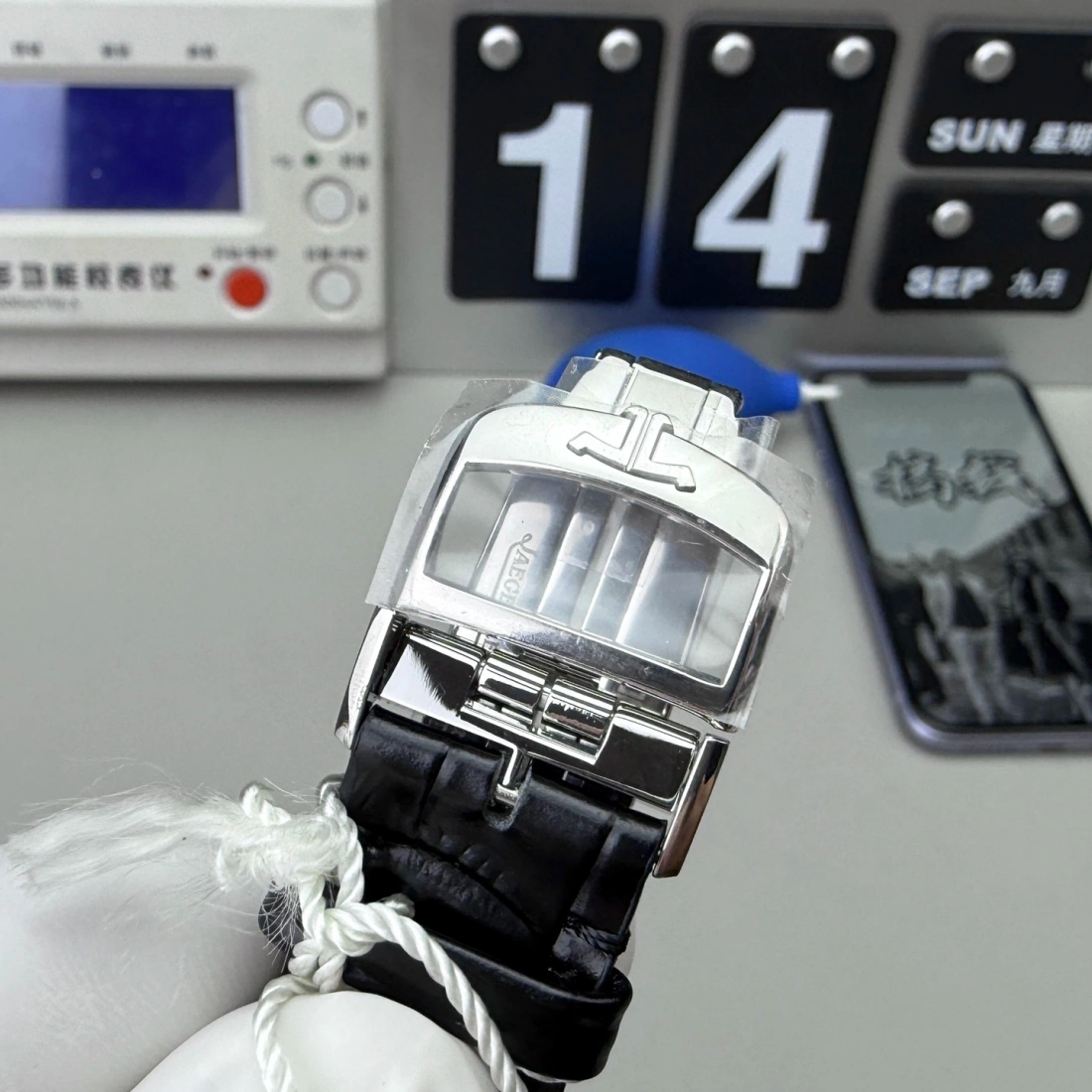 APS 廠 Jaeger-LeCoultre 積家 JC 超薄大師 月相大師 Q1368430 39MM CAL.925機芯 香港面交