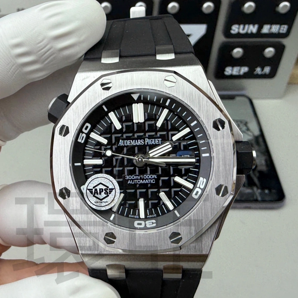 APS 廠 Audemars Piguet 愛彼Royal Oak - AP15703 爱彼皇家橡树离岸型潜水表 15703ST.OO.A002CA.01 香港可面交