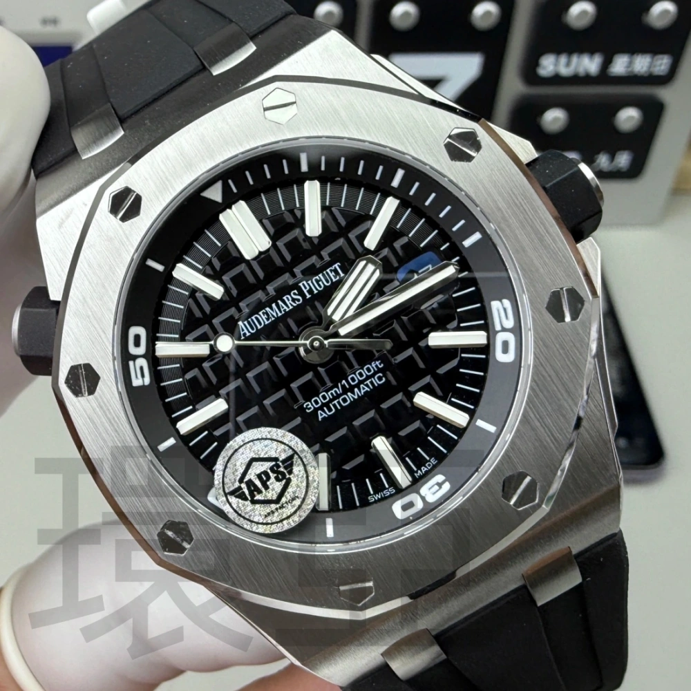 APS 廠 Audemars Piguet 愛彼Royal Oak - AP15703 爱彼皇家橡树离岸型潜水表 15703ST.OO.A002CA.01 香港可面交