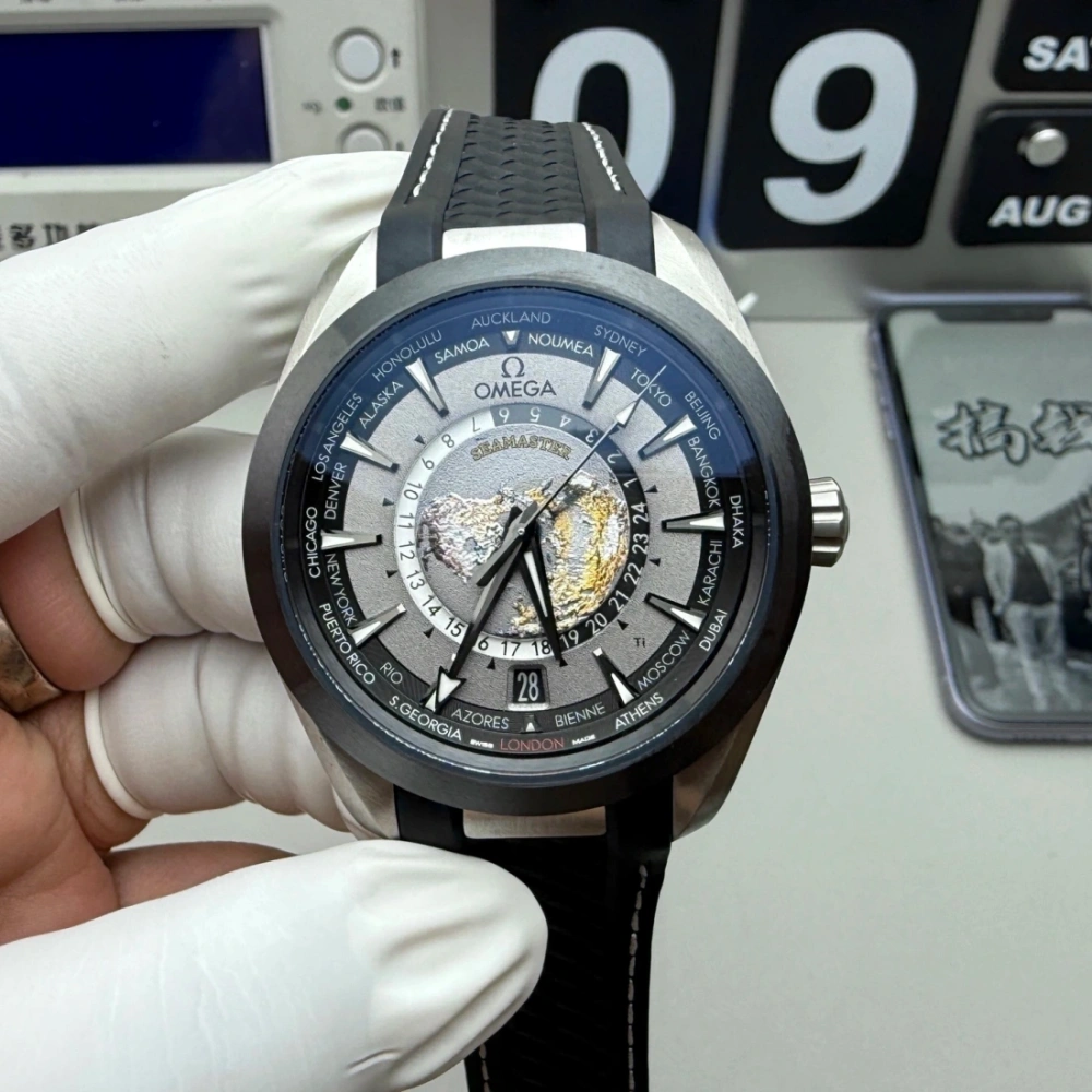 VS廠 OMEGA 歐米茄 Aqua Terra 150米系列世界時區腕錶系列 9838機芯 43MM