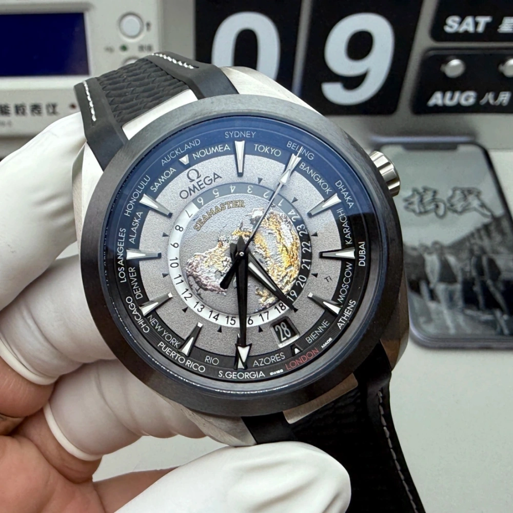 VS廠 OMEGA 歐米茄 Aqua Terra 150米系列世界時區腕錶系列 9838機芯 43MM