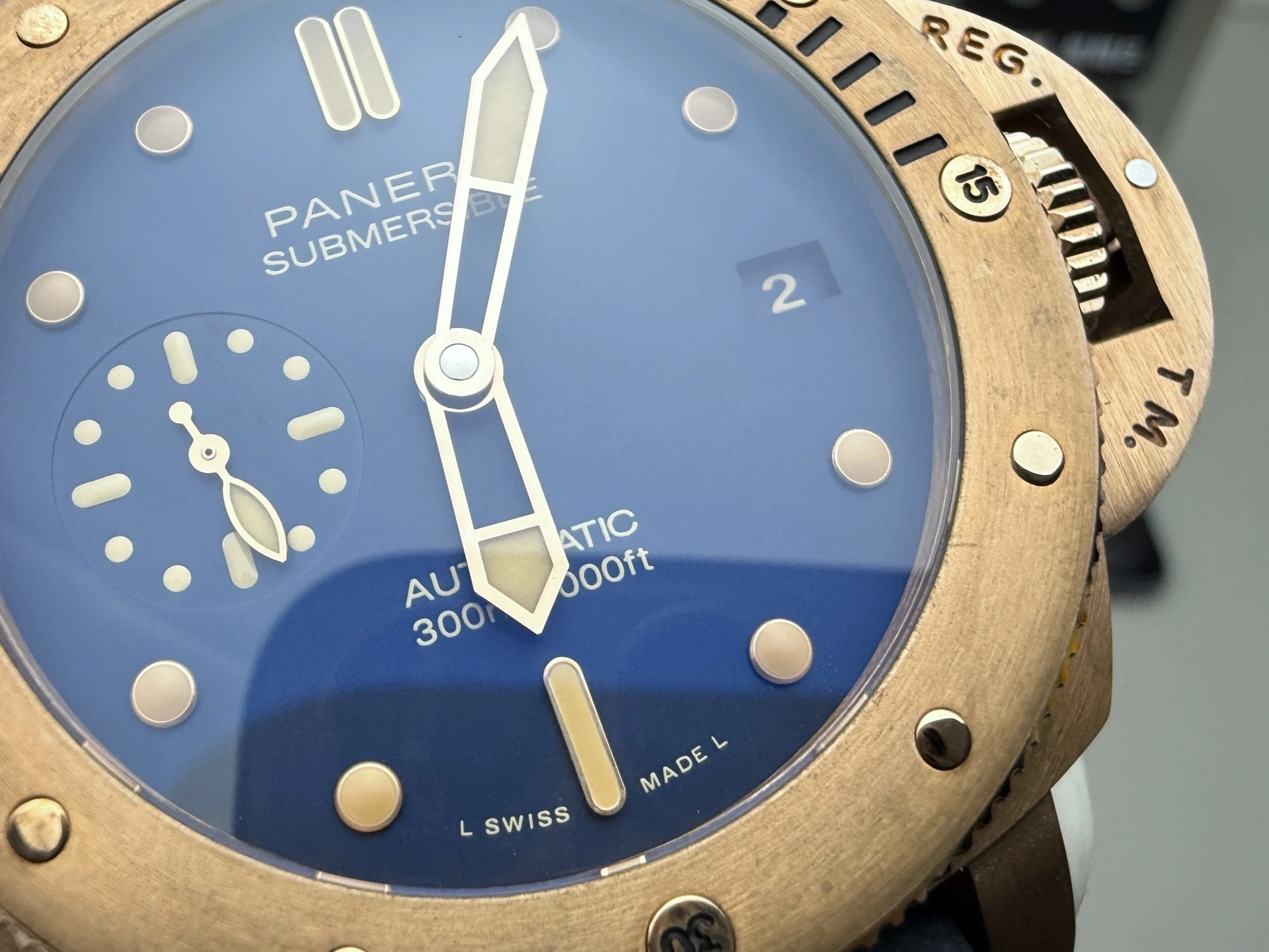 VS廠 (SBF廠) 沛納海 PAM01074 小手腕专属 青铜腕表 42mm P仔 香港面交