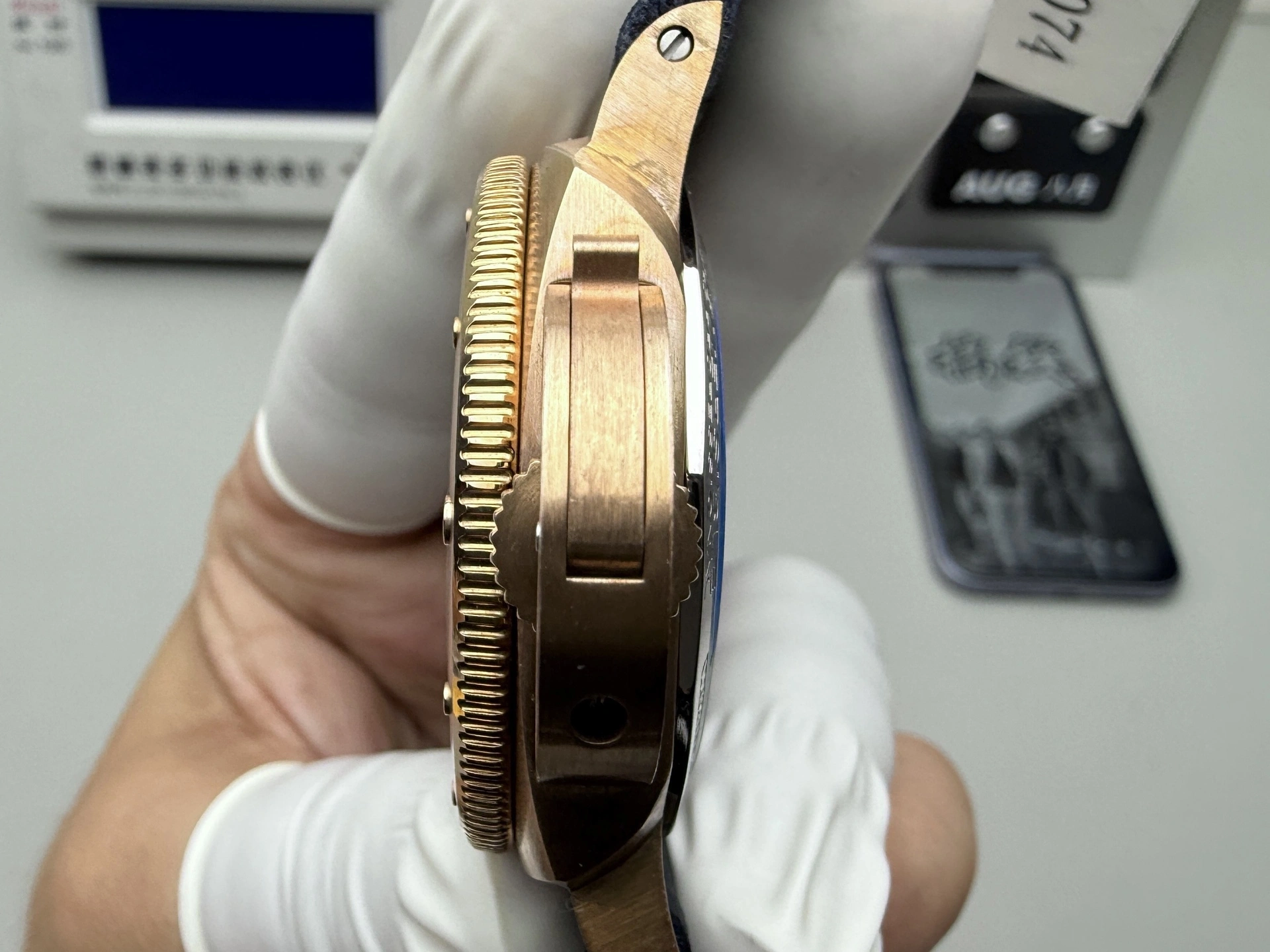 VS廠 (SBF廠) 沛納海 PAM01074 小手腕专属 青铜腕表 42mm P仔 香港面交