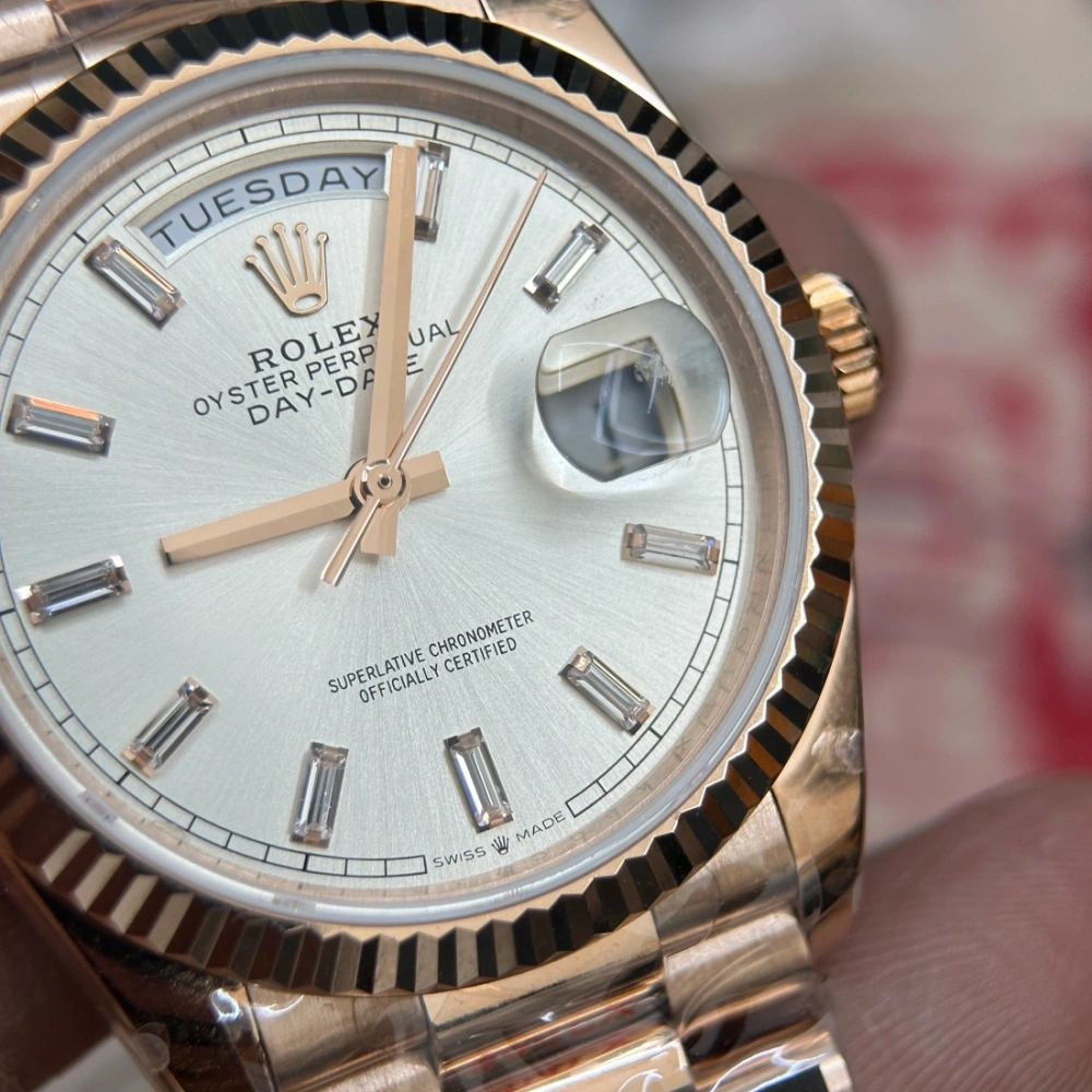 QF factory 廠 ROLEX 勞力士星期日志 DAY-DATE DD 3255 2836 兩種機芯 配重版 36MM 玫瑰金