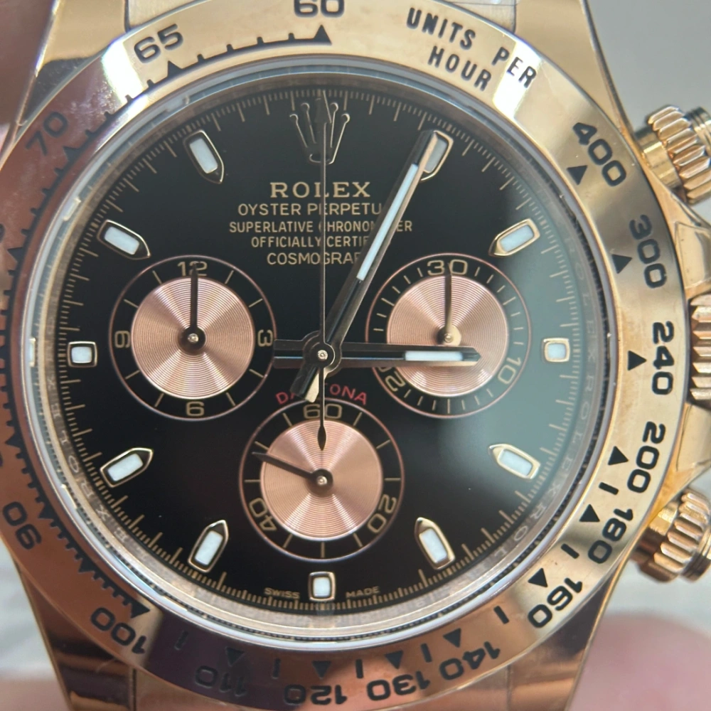 BT廠 rolex DAYTONA 迪通拿 全金 劳力士m116505-0008 黑盘 4130金迪 904鋼 複刻手錶