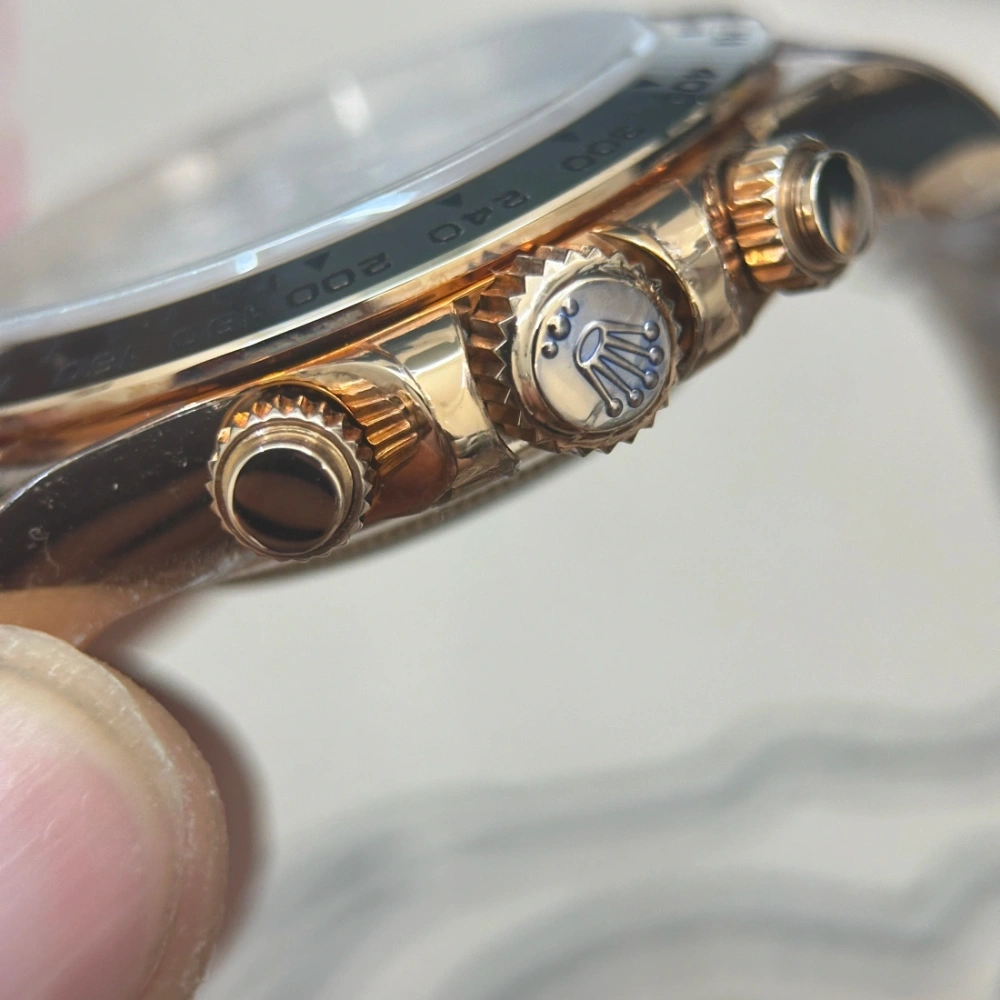BT廠 rolex DAYTONA 迪通拿 全金 劳力士m116505-0008 黑盘 4130金迪 904鋼 複刻手錶