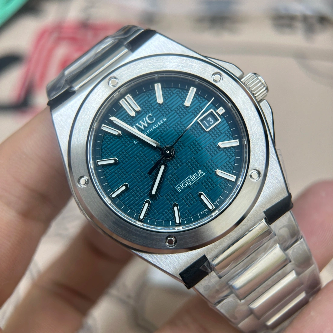 V7 工廠 IWC 工程師 IWC萬國 表 工程师 系列 IW328901 腕表 廣州 複刻手錶 玩具手錶 藍面