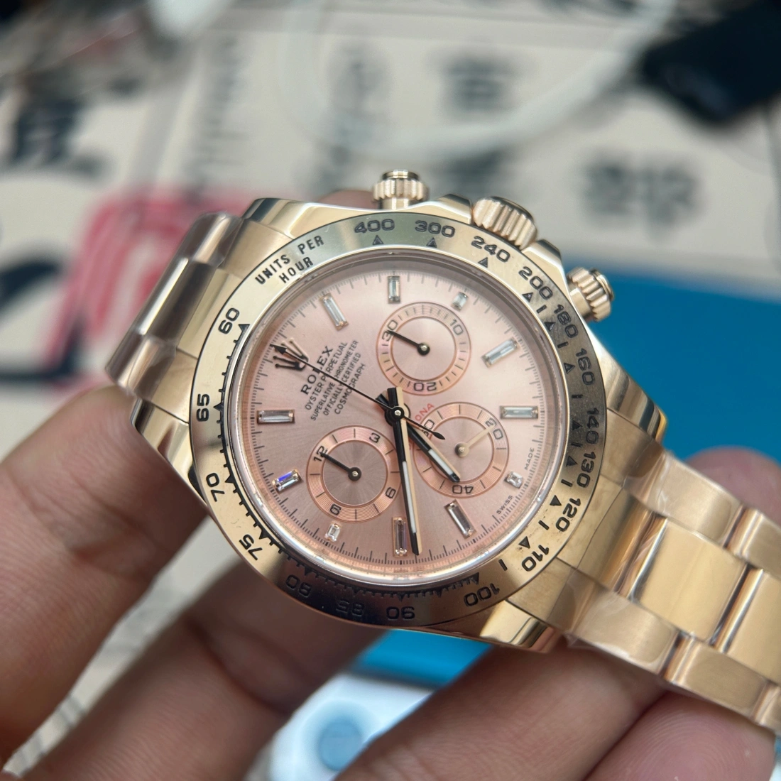 BT廠  rolex DAYTONA  劳力士 宇宙计型迪通拿系列m116505-0017腕表 4130機芯 904鋼 全金 鉆刻度