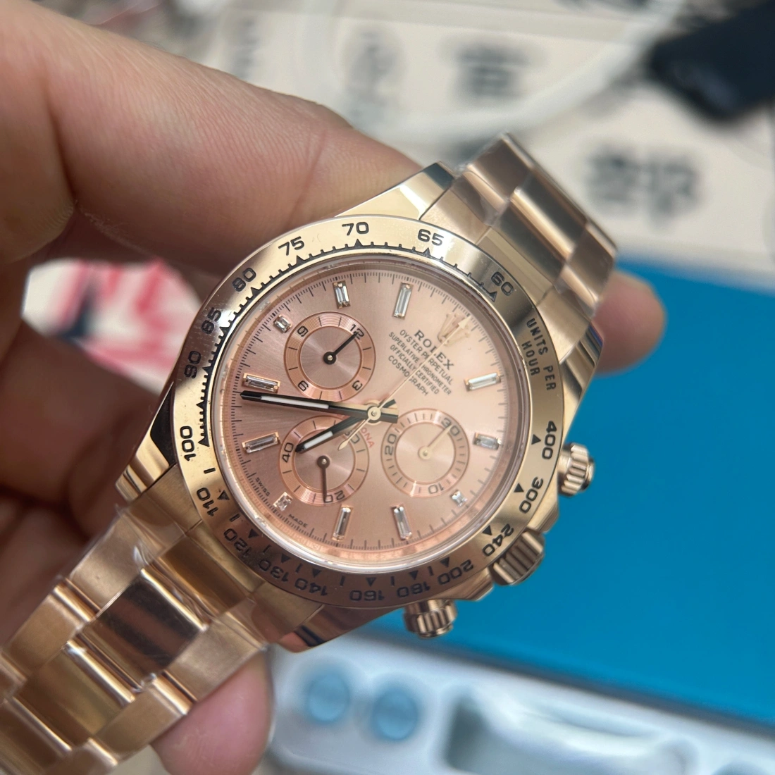 BT廠  rolex DAYTONA  劳力士 宇宙计型迪通拿系列m116505-0017腕表 4130機芯 904鋼 全金 鉆刻度