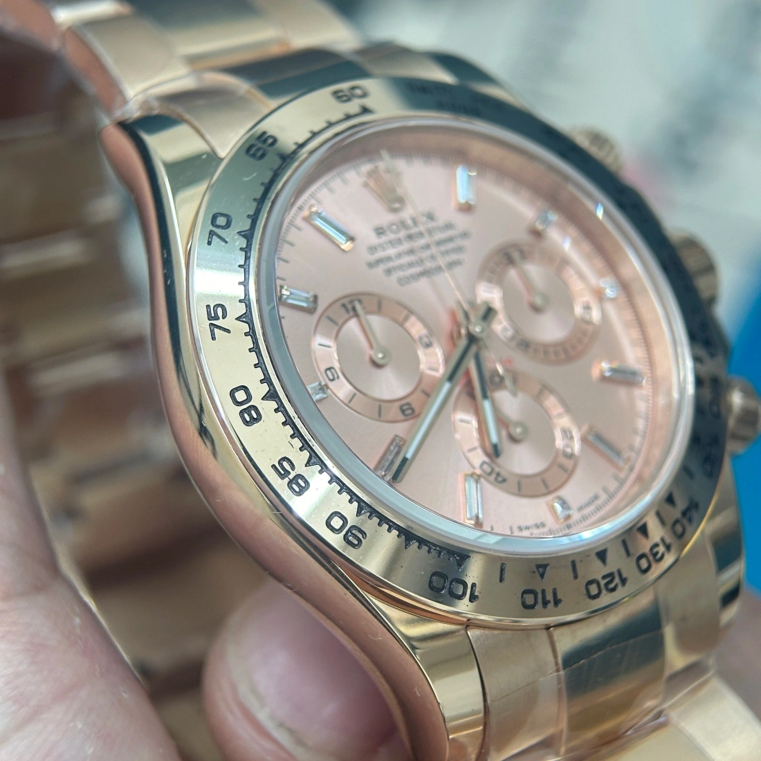 BT廠  rolex DAYTONA  劳力士 宇宙计型迪通拿系列m116505-0017腕表 4130機芯 904鋼 全金 鉆刻度