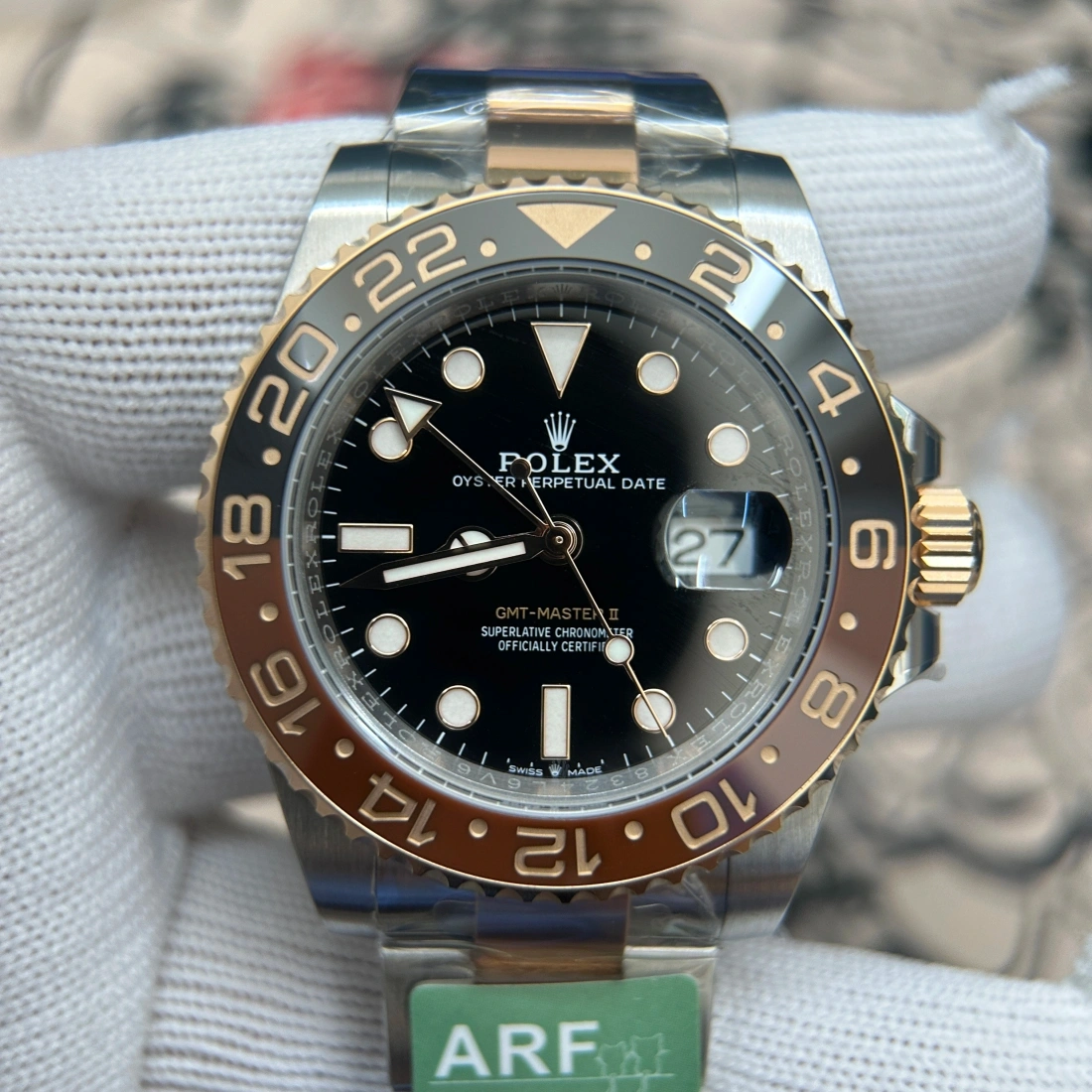 ARF廠 ROLEX 勞力士 間金GMT 格林尼治型 紅黑圈 間金 126711 3285機芯 904鋼