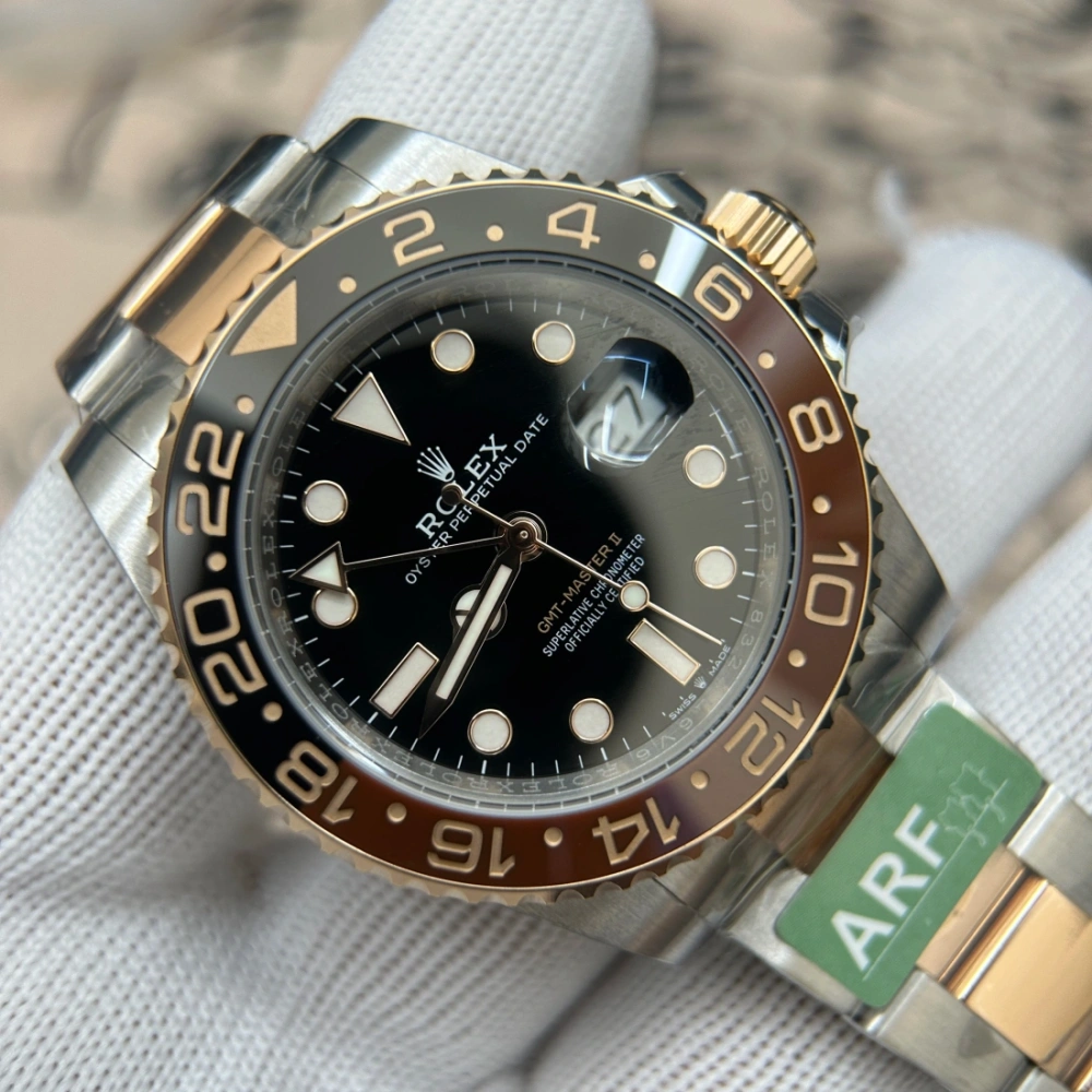 ARF廠 ROLEX 勞力士 間金GMT 格林尼治型 紅黑圈 間金 126711 3285機芯 904鋼