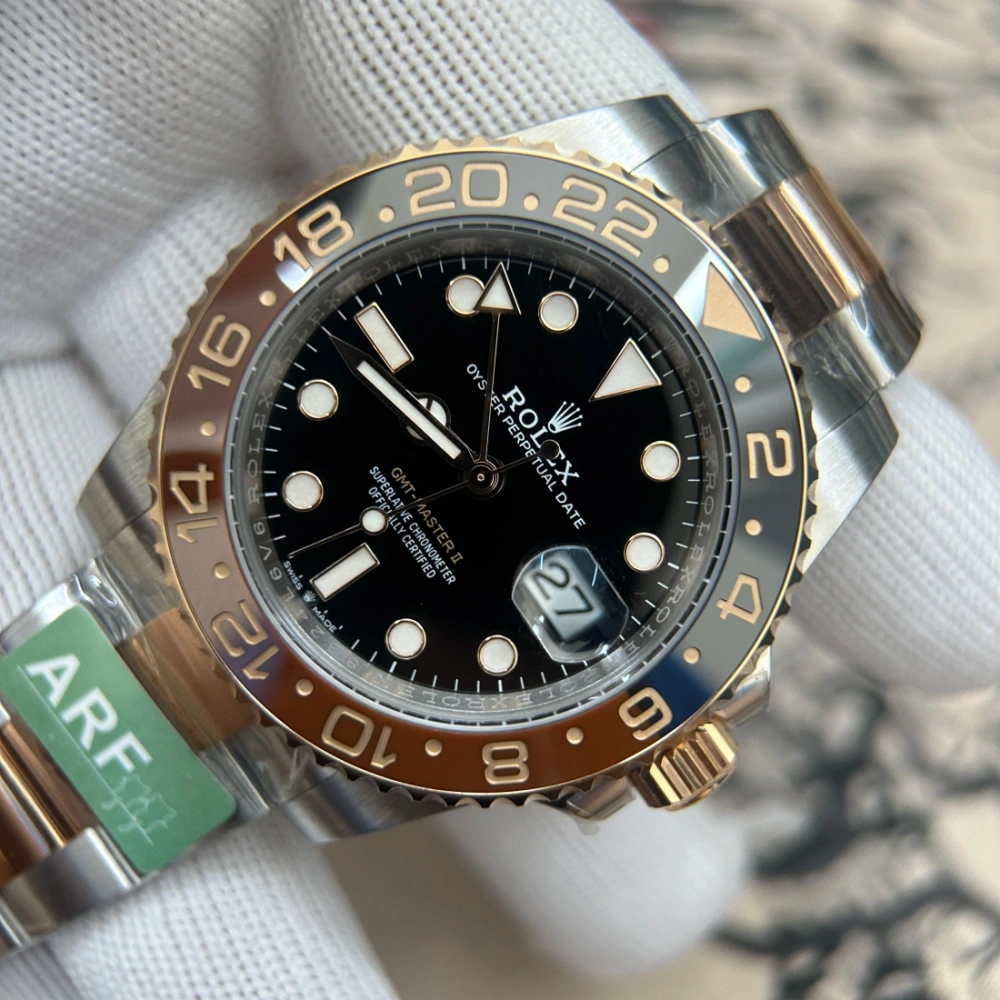 ARF廠 ROLEX 勞力士 間金GMT 格林尼治型 紅黑圈 間金 126711 3285機芯 904鋼