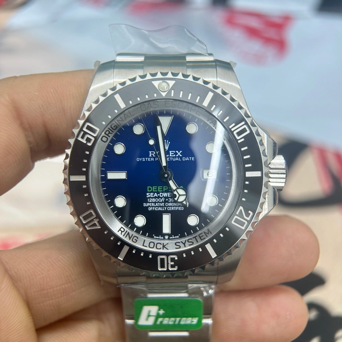 C+廠 ROLEX 勞力士 DEEPSEA 126660 漸變藍面 鬼王 3235機芯 深潛 44MM