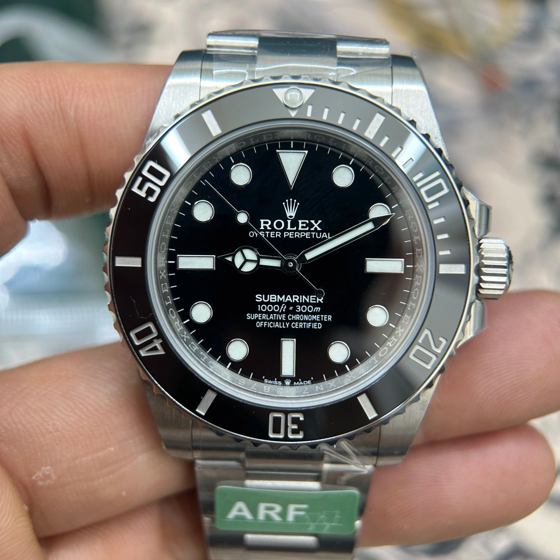 ARF廠 勞力十 SUB ROLEX 盲十 124060 黑水鬼 無日歷黑水鬼 3230機芯 41MM