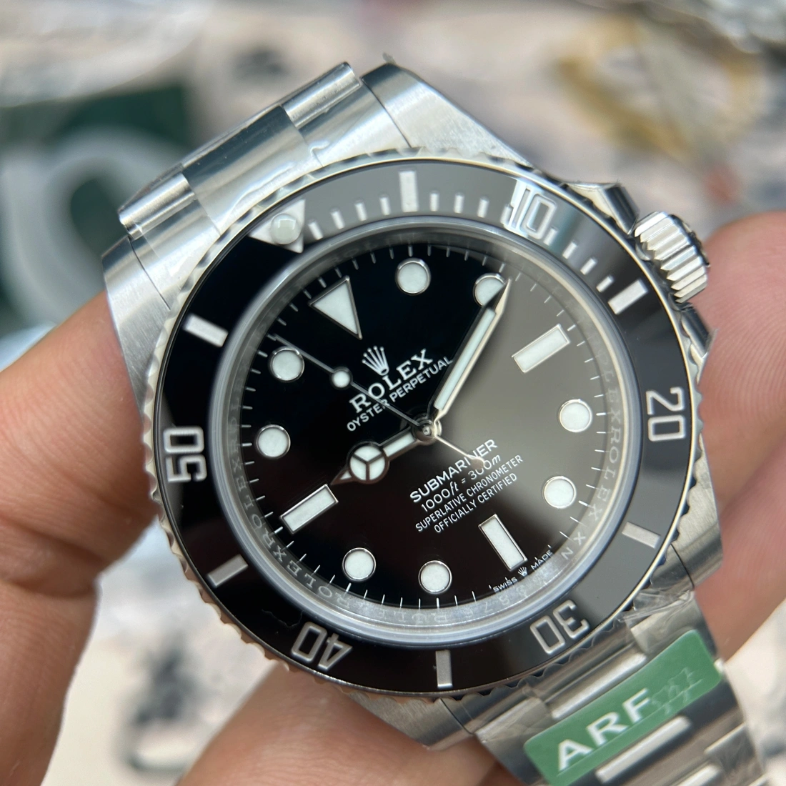 ARF廠 勞力十 SUB ROLEX 盲十 124060 黑水鬼 無日歷黑水鬼 3230機芯 41MM